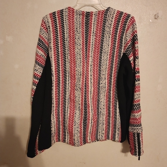 Chico's Textured Sophia Cardigan Chico's Size 2 (L/12) - Picture 3 of 16